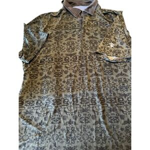 HAWKE & CO Dynamic Sport Fiber‎ Polo Shirt Novelty Print